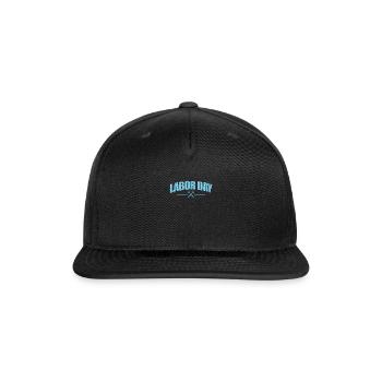 Labor Day USA - Snapback Baseball Cap - black - Front