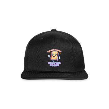 Save the Books AntiFascist Tee - Snapback Baseball Cap - black - Front