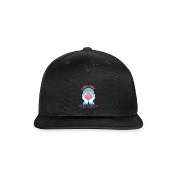 Cardiac Nurse Life Saver - Snapback Baseball Cap - black - Front