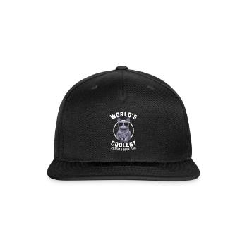 Worlds Coolest Russian Blue Dad - Snapback Baseball Cap - black - Front