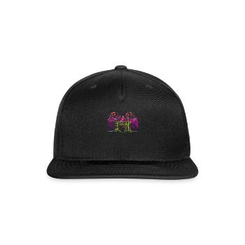 Drummer Drums Drumsticks Musician Outfit - Snapback Baseball Cap - black - Front