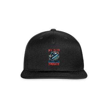 Blade Forging Knife Collector With Blade Crafting - Snapback Baseball Cap - black - Front
