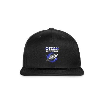 Environmental protection nature conservation Ocean - Snapback Baseball Cap - black - Front