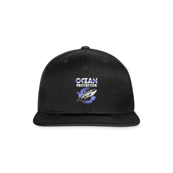 Environmental protection nature conservation Ocean - Snapback Baseball Cap - black - Front