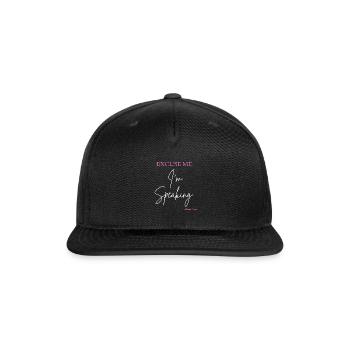 Kamala Harris for pre| Kamala Harris i'm speaking - Snapback Baseball Cap - black - Front