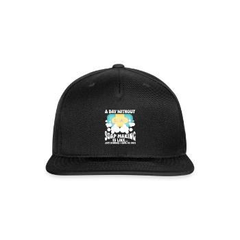 Soap Making Soap Maker - Snapback Baseball Cap - black - Front