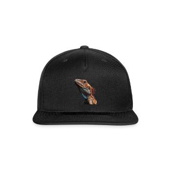 Lizard - Snapback Baseball Cap - black - Front