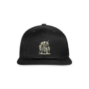 Earthodox Giant - Snapback Baseball Cap - black - Front
