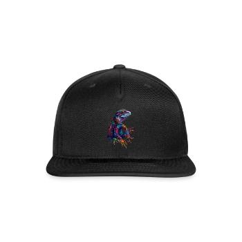 Lizard - Snapback Baseball Cap - black - Front