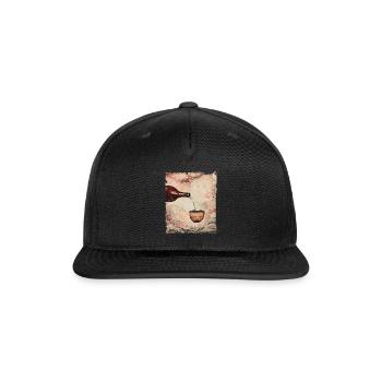 SAKE TO ME! - JAPAN THEME - Snapback Baseball Cap - black - Front
