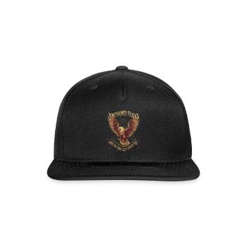 Unchained Flight - Eagle & Metatron’s Cube - Snapback Baseball Cap - black - Front