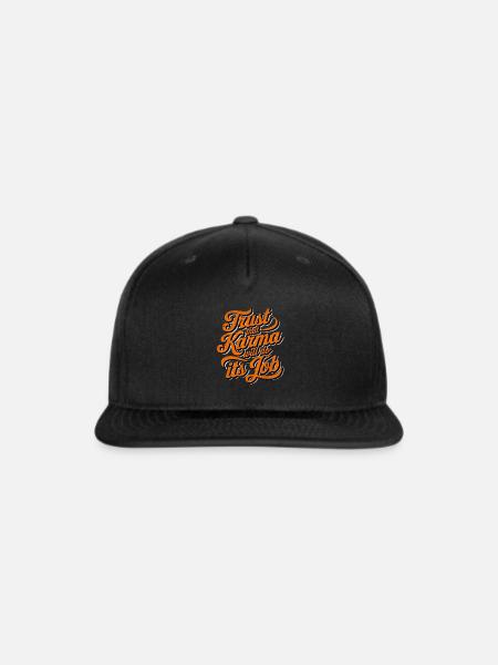 Trust That Karma Will Do Its Job - Snapback Baseball Cap - black