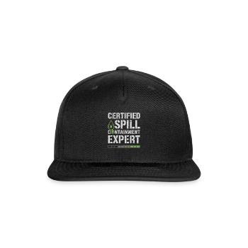 Industrial Cleaner Blue Collar Crew Mop Boss - Snapback Baseball Cap - black - Front