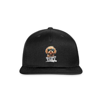Dog Lover Cockapoo Puppy Dog Owner Fluffy Cockapoo - Snapback Baseball Cap - black - Front