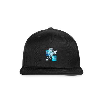 Abyssal Jelly Luminous Depth Journey - Snapback Baseball Cap - black - Front