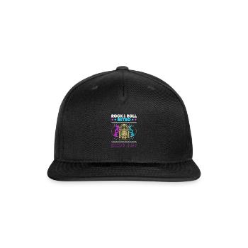 Music 50s Retro Sock Hop - Snapback Baseball Cap - black - Front