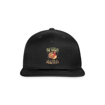 Thanksgiving Turkey Band Drumsticks - Snapback Baseball Cap - black - Front