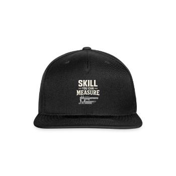 Blue Collar Welder Skilled Trades Pride Working - Snapback Baseball Cap - black - Front