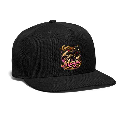 Own Your Magic – Glam Black Cat - Snapback Baseball Cap