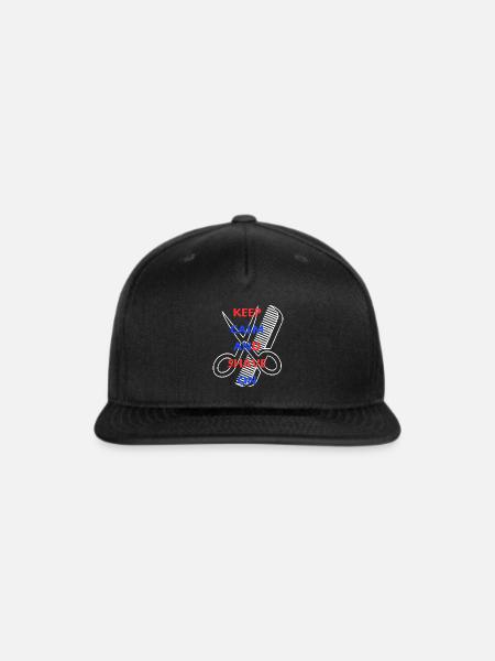 Shave On Grooming Meme Tee - Snapback Baseball Cap - black