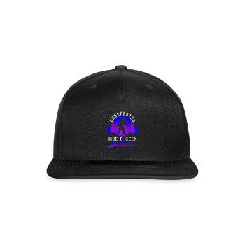 Vintage Retro Bigfoot Hide & Seek World Champion - Snapback Baseball Cap - black - Front