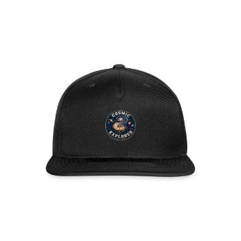 Cosmic Explorer Club - Snapback Baseball Cap - black - Front