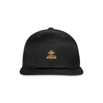 Love Held Nothing Back – John 3:16 - Snapback Baseball Cap - black - Front