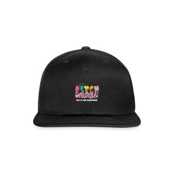 Psych Nurse - Snapback Baseball Cap - black - Front