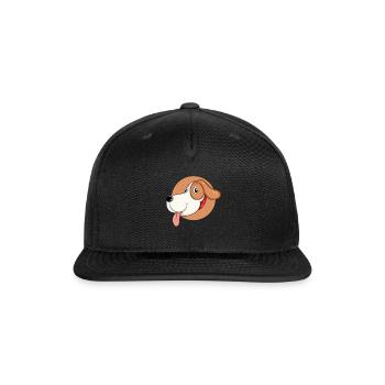 cute pet - Snapback Baseball Cap - black - Front