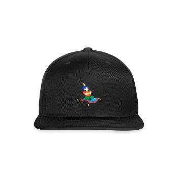 flying carpet not new technology flying carpet - Snapback Baseball Cap - black - Front
