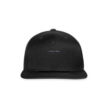 Stay Weird - Upside Down Vaporwave Glitch Art Gift - Snapback Baseball Cap - black - Front