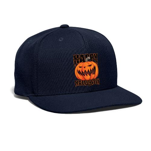 Happy Halloween Pumpkin Jack-O-Lantern - Snapback Baseball Cap