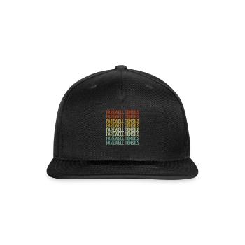 Farewell Tonsils Tonsillitis Tonsil Removal Surger - Snapback Baseball Cap - black - Front