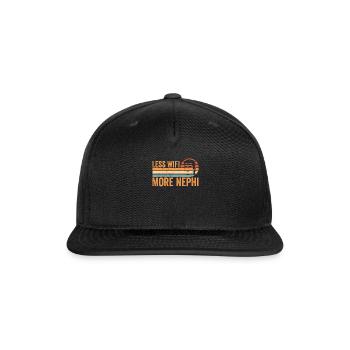 Funny Mormon Missionary LDS - Snapback Baseball Cap - black - Front