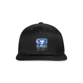 Blue Cat Real - Snapback Baseball Cap - black - Front