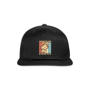 Soap Making Soap Maker - Snapback Baseball Cap - black - Front