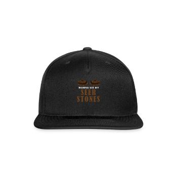 Mormon LDS Missionary - Snapback Baseball Cap - black - Front