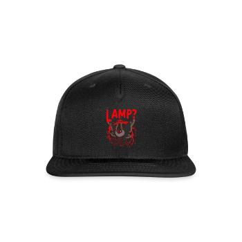 Mothman Cryptid Folklore - Snapback Baseball Cap - black - Front