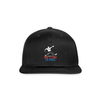 Mormon LDS Missionary Baseball - Snapback Baseball Cap - black - Front