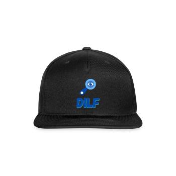 Searching for DILFs green - Snapback Baseball Cap - black - Front