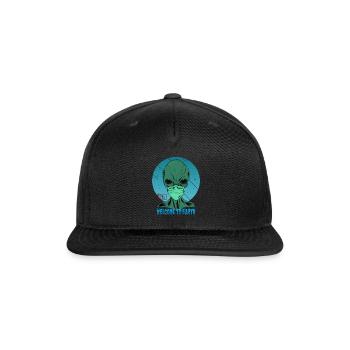 Welcome To Earth - Snapback Baseball Cap - black - Front