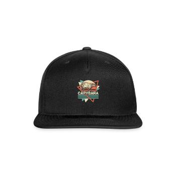 Chupacabra Cryptid Cryptozoology Retro - Snapback Baseball Cap - black - Front
