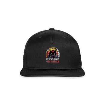Cryptid Cryptozoology - Snapback Baseball Cap - black - Front