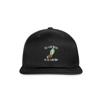 Hispanic Latino American Mexican - Snapback Baseball Cap - black - Front