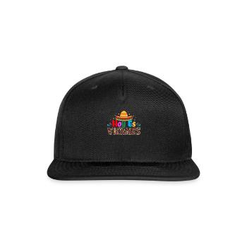 Hispanic Latino American Mexican - Snapback Baseball Cap - black - Front