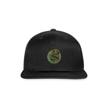 Chinese New Year Year of Dragon China Fan - Snapback Baseball Cap - black - Front