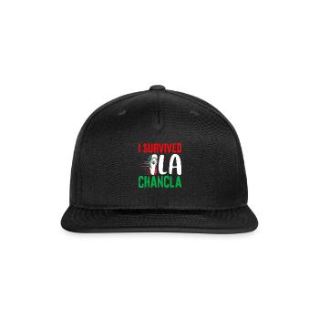 Hispanic Latino American Mexican - Snapback Baseball Cap - black - Front