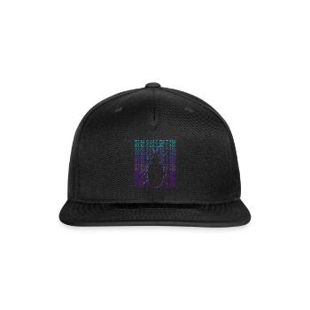 Bug Collecting Bug Collector Entomology Retro - Snapback Baseball Cap - black - Front