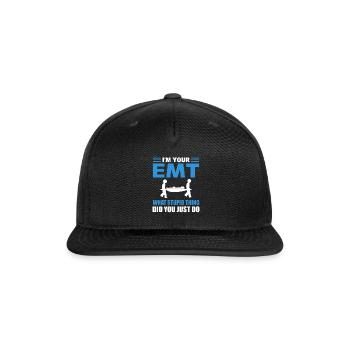 EMT Paramedics - Snapback Baseball Cap - black - Front