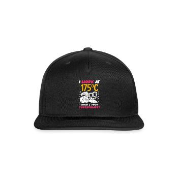 Bread Baking Bread Maker - Snapback Baseball Cap - black - Front